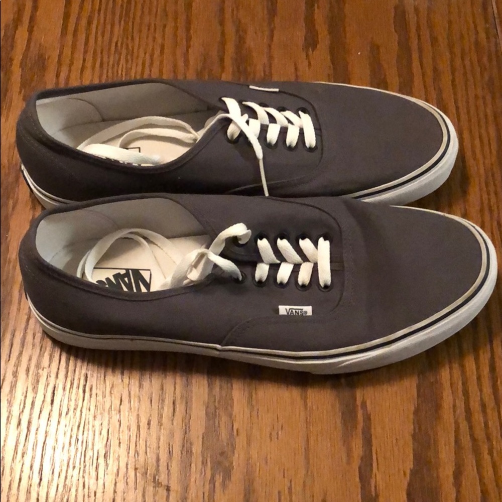 Men’s Gray Vans Size 12